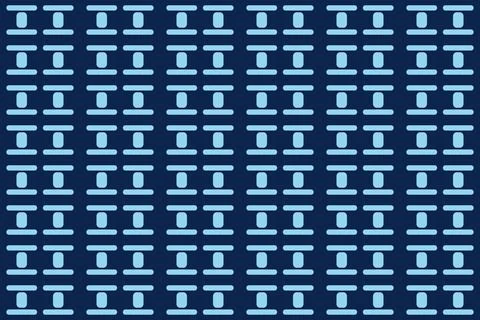 Rectangle Square Blue Geometric Pattern Background Stock Illustration