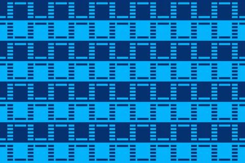 Rectangle Square Blue Geometric Pattern Background Stock Illustration