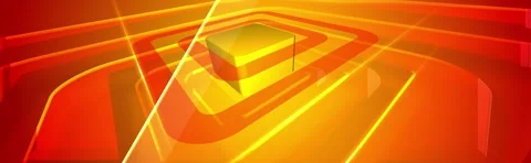 Rectangle square Box abstract background black yellow white. Cartoon animati Stock Footage 280036211