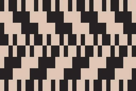 Rectangle Square Brown Geometric Pattern Background Illustrazione stock
