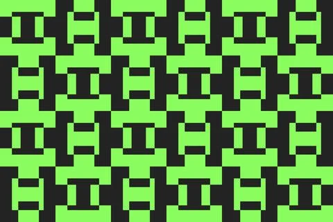 Rectangle Square Green Geometric Pattern Background Stock Illustration