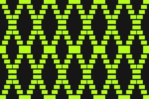 Rectangle Square Green Geometric Pattern Background Illustrazione stock