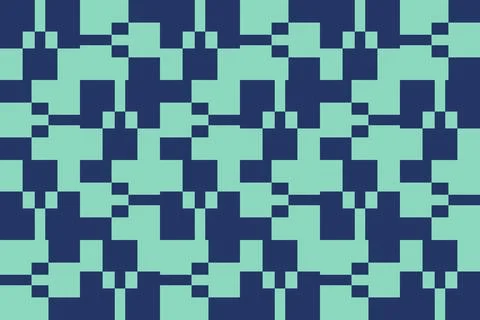 Rectangle Square Green Geometric Pattern Background Stock Illustration