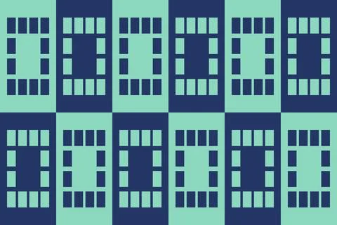 Rectangle Square Green Geometric Pattern Background Stockillustratie