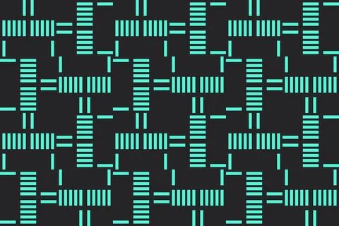 Rectangle Square Green Geometric Pattern Background Stock Illustration