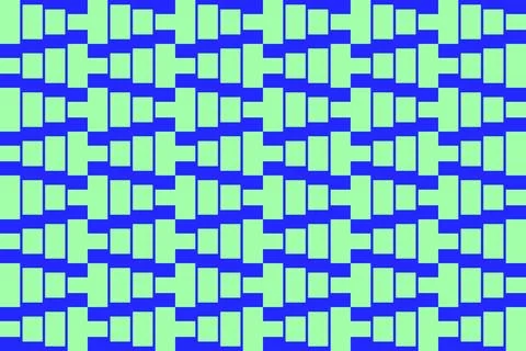 Rectangle Square Green Geometric Pattern Background Stock Illustration