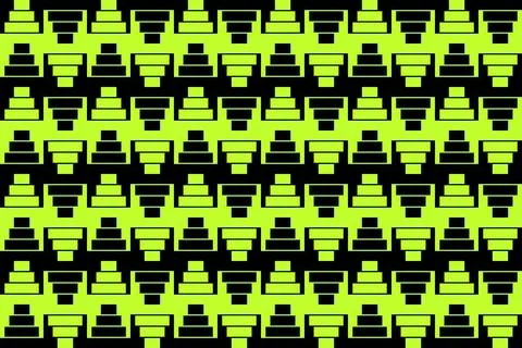 Rectangle Square Green Geometric Pattern Background Stock Illustration