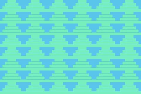 Rectangle Square Green Geometric Pattern Background Stock Illustration