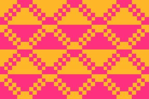Rectangle Square Orange Geometric Pattern Background イラスト素材