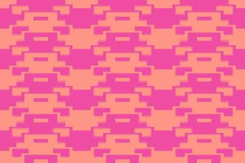Rectangle Square Orange Geometric Pattern Background Stock Illustration