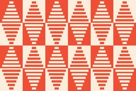 Rectangle Square Orange Geometric Pattern Background Illustrazione stock