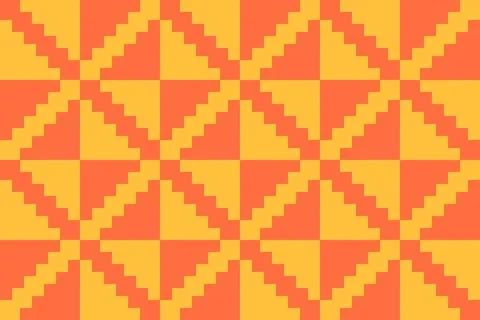 Rectangle Square Orange Geometric Pattern Background Stock Illustration