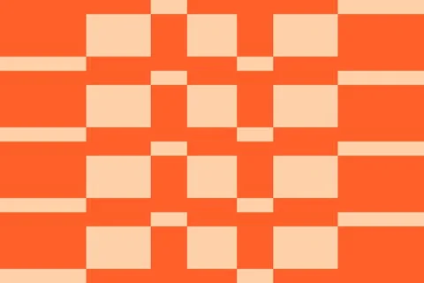 Rectangle Square Orange Geometric Pattern Background 库存插图