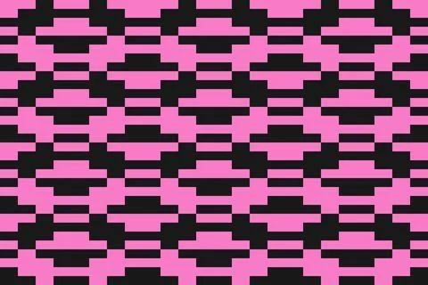 Rectangle Square Pink Geometric Pattern Background Stock Illustration