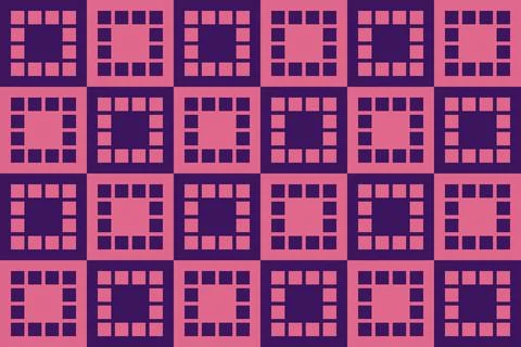 Rectangle Square Purple Geometric Pattern Background Illustrazione stock