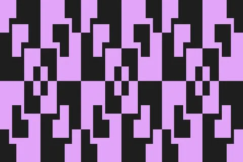 Rectangle Square Purple Geometric Pattern Background Illustrazione stock