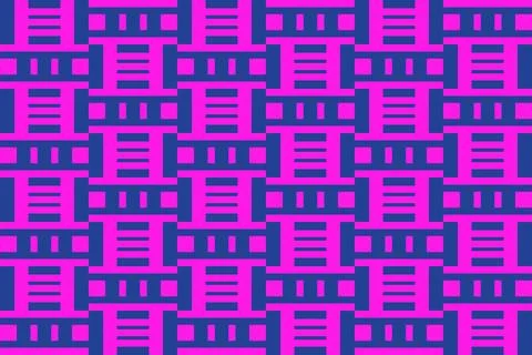 Rectangle Square Purple Geometric Pattern Background Stock Illustration