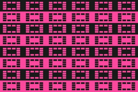 Rectangle Square Red Geometric Pattern Background Stock Illustration