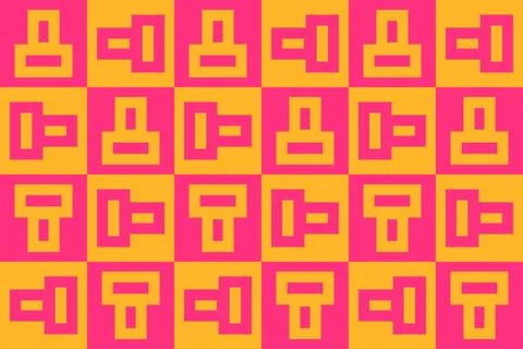 Rectangle Square Red Geometric Pattern Background Stock Illustration