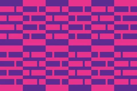 Rectangle Square Red Geometric Pattern Background Stock Illustration