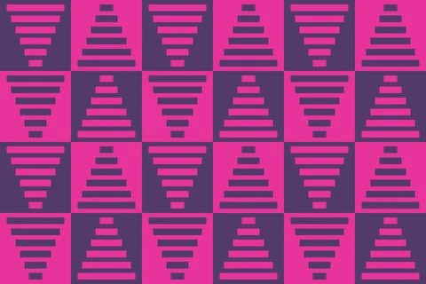 Rectangle Square Red Geometric Pattern Background Illustrazione stock