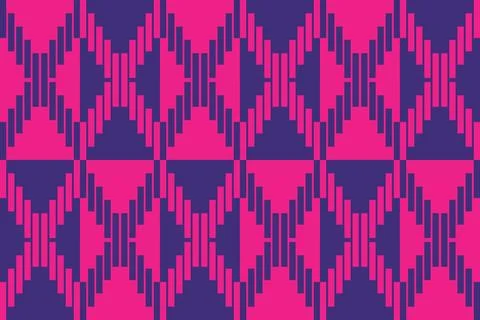 Rectangle Square Red Geometric Pattern Background 스톡 일러스트