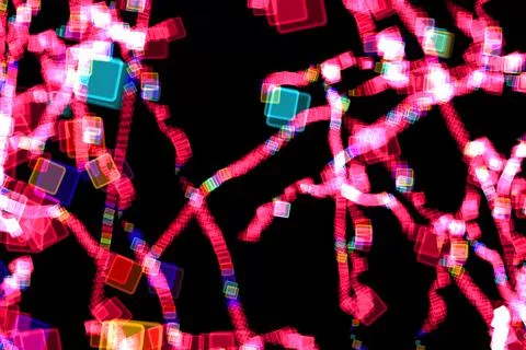 Rectangle square shape Box color particle CG background wallpaper Stock Illustration