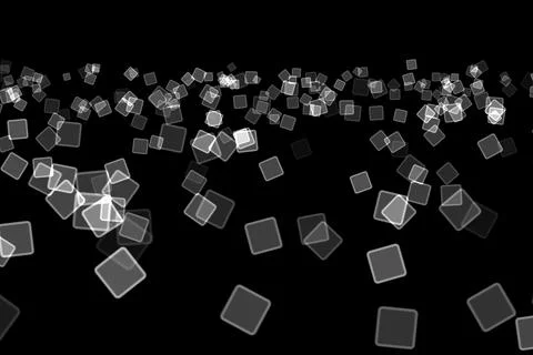 Rectangle square shape Box color particle CG background wallpaper Stockillustratie