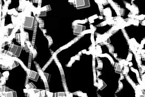 Rectangle square shape Box color particle CG background wallpaper Illustrazione stock