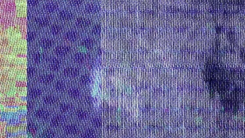 Rectangle square shapes in colorful dither glitch pattern overlay motion Stock Footage 327305950