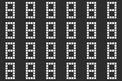 Rectangle Square White Geometric Pattern Background Illustrazione stock