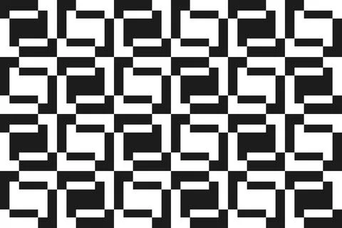 Rectangle Square White Geometric Pattern Background Illustrazione stock