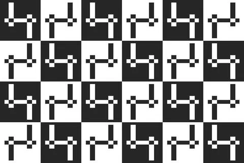 Rectangle Square White Geometric Pattern Background Illustrazione stock