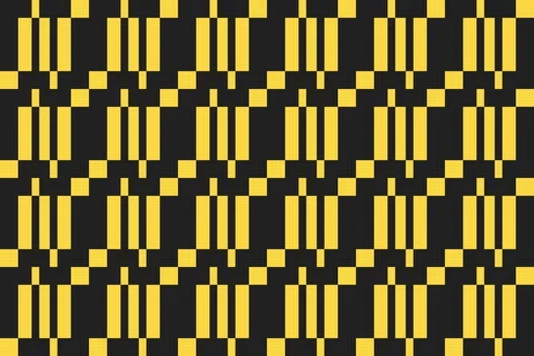 Rectangle Square Yellow Geometric Pattern Background Stock Illustration