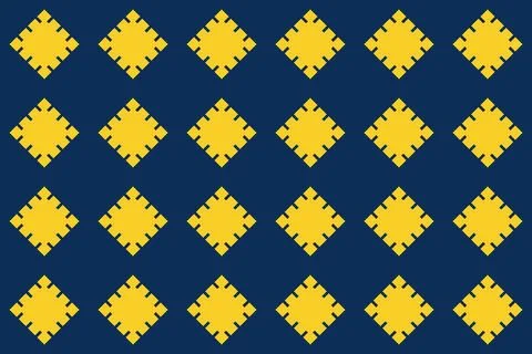 Rectangle Square Yellow Geometric Pattern Background Illustrazione stock
