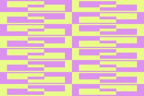 Rectangle Square Yellow Geometric Pattern Background Stock Illustration