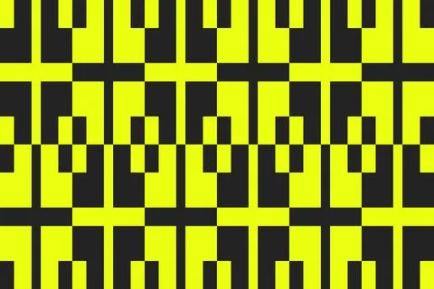 Rectangle Square Yellow Geometric Pattern Background Illustrazione stock