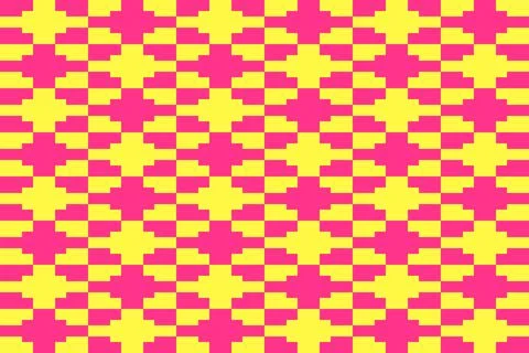 Rectangle Square Yellow Geometric Pattern Background Stock Illustration