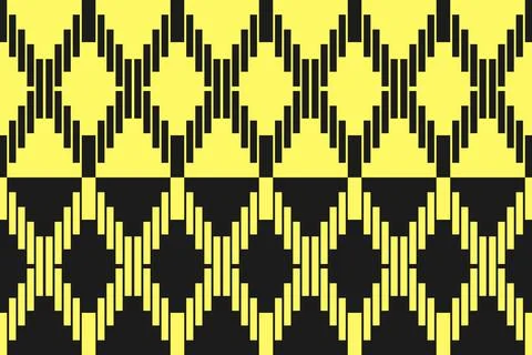 Rectangle Square Yellow Geometric Pattern Background Stock Illustration