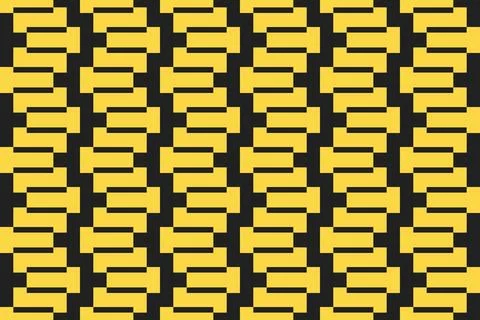 Rectangle Square Yellow Geometric Pattern Background Illustrazione stock