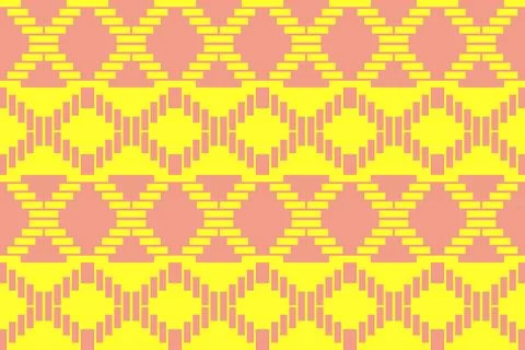 Rectangle Square Yellow Geometric Pattern Background Illustrazione stock