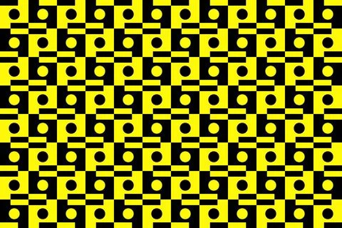 Rectangle Square Yellow Geometric Pattern Background イラスト素材