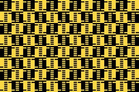 Rectangle Square Yellow Geometric Pattern Background イラスト素材