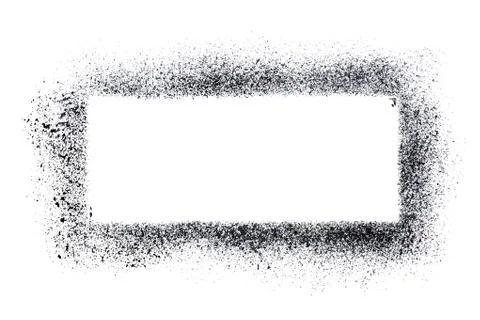 Rectangle stencil template Foto stock