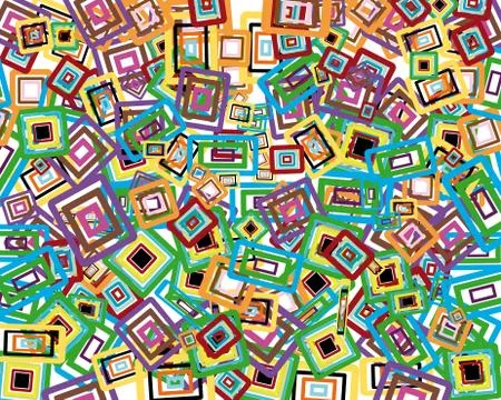 Rectangle stroke elements vector background in different coloros 스톡 일러스트