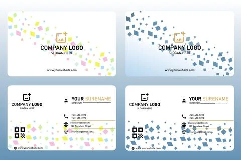 Rectangle style with 2 different color Stock Illustration