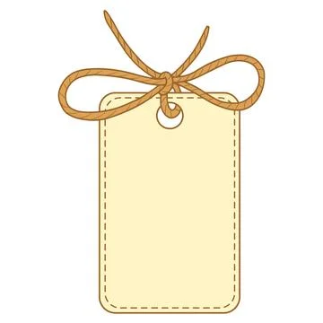 Rectangle tag or price tag in beautiful style. Holiday wedding greeting card Stock Illustration