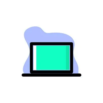 Rectangle Tool Conceptual Vector Illustration Icon Stock Illustration