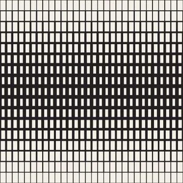 Rectangle Transition Halftone Grid. Vector Seamless Black and White Pattern Stock Illustration