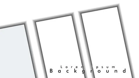 Rectangle tube elements vector 3d background Stock Illustration